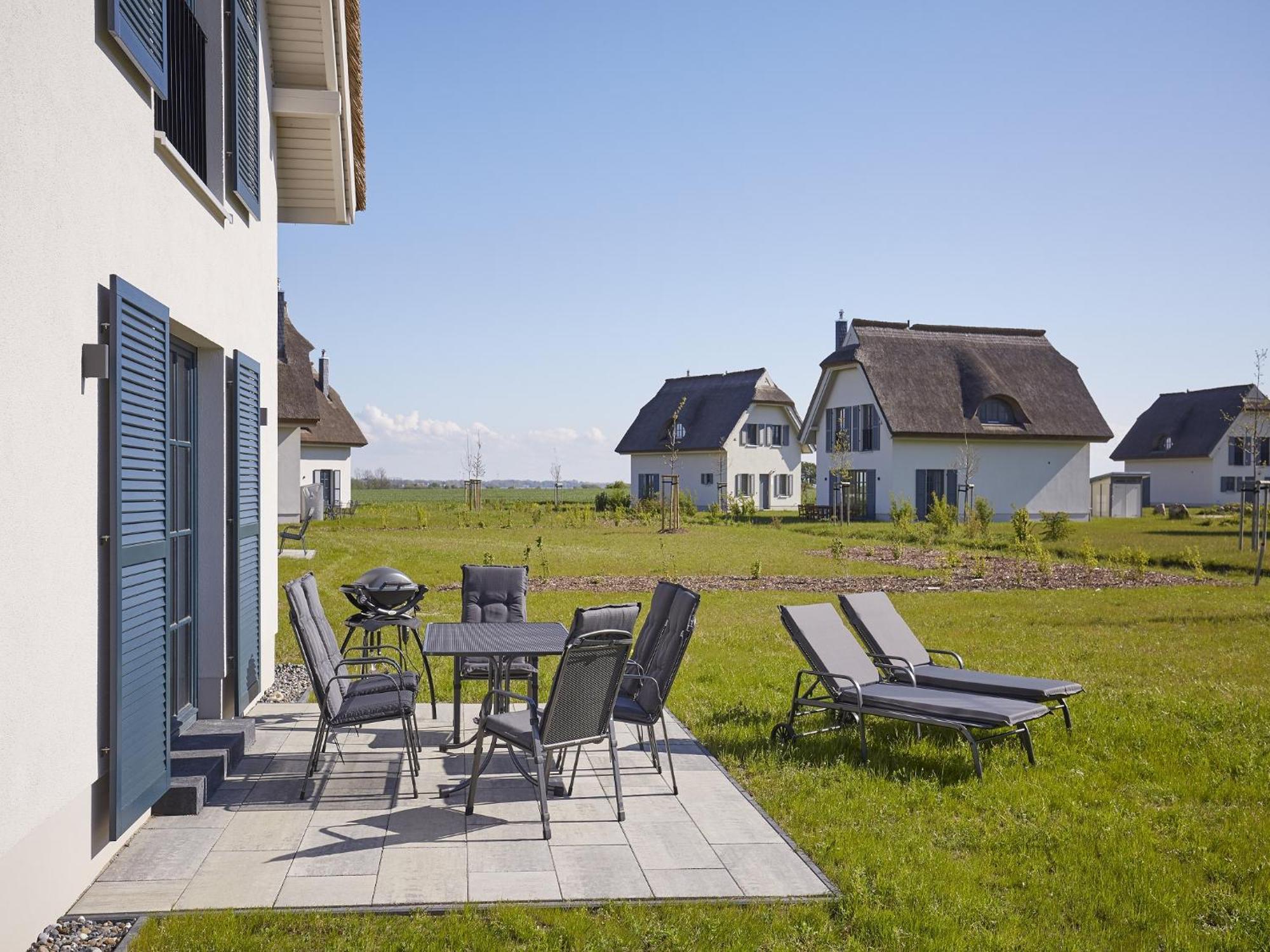 Reetland Am Meer - Premium Reetdachvilla Mit 3 Schlafzimmern, Sauna Und Kamin F07 Дранске Екстериор снимка